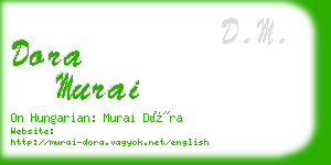 dora murai business card